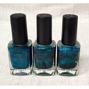 3 x COLOR CLUB Professional Nail Lacquer Polish ~ METAMORPHOSIS~ 0.5 fl oz